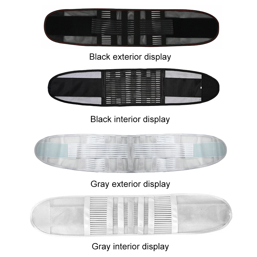 통기성 허리 허리 허리 보호대, 좌골 신경통, 탈장, 척추 측만증 지지대 벨트, 남녀공용