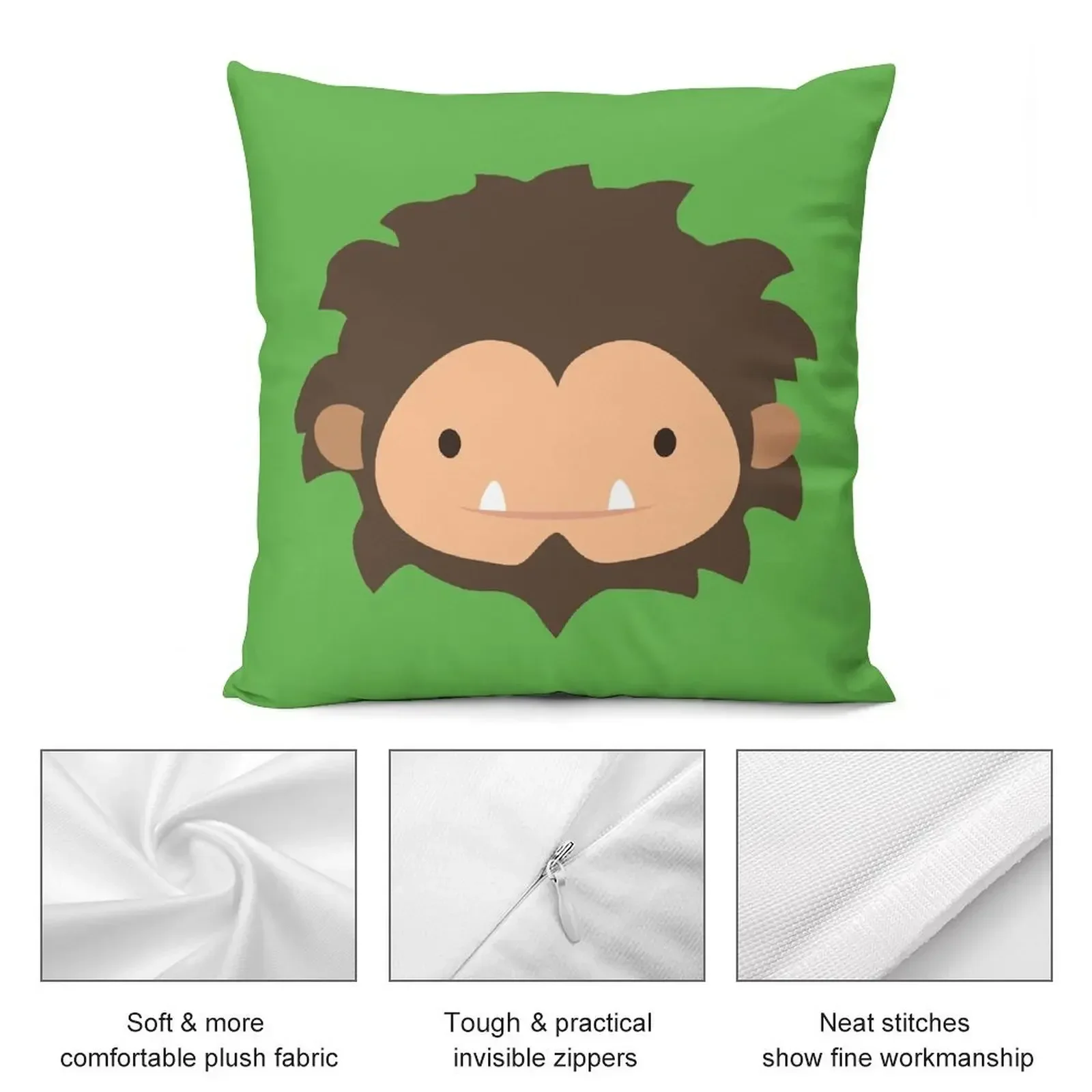 Sneaky Sasquatch-fundas de sofá con cabeza grande para sala de estar, almohadas ornamentales, almohadas para dormir