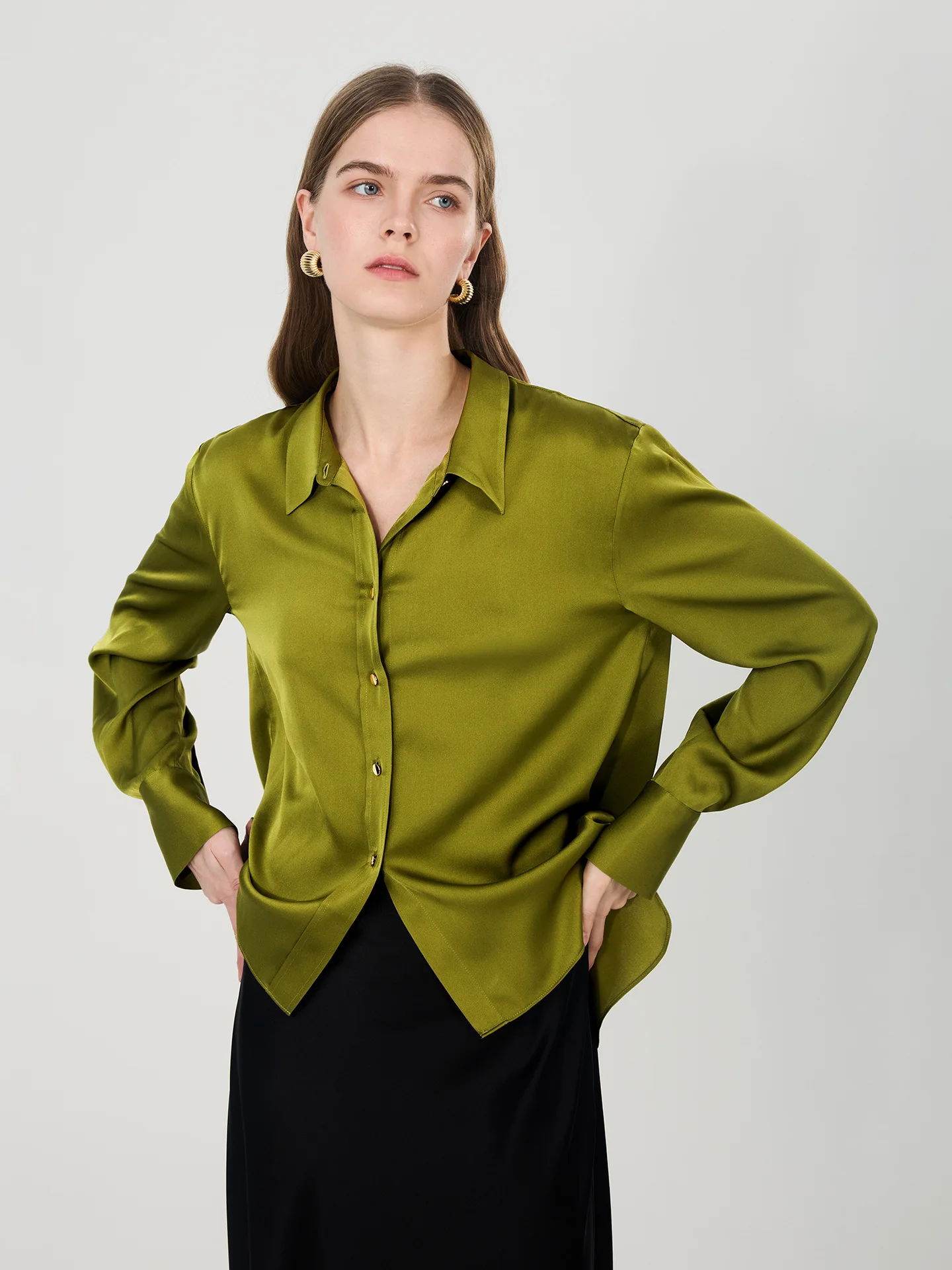 2026 New Mulberry Silk Shirt W - Women Formal Blouses For Evening Wear 评论和价格