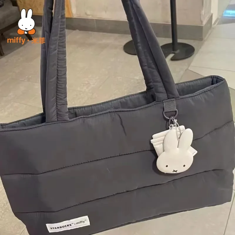 

Miffy Large Capacity Handbag Shoulder Laptop Storage Bag Daily Commuting and Shopping Portable Large Capacity Shoulder Handbag