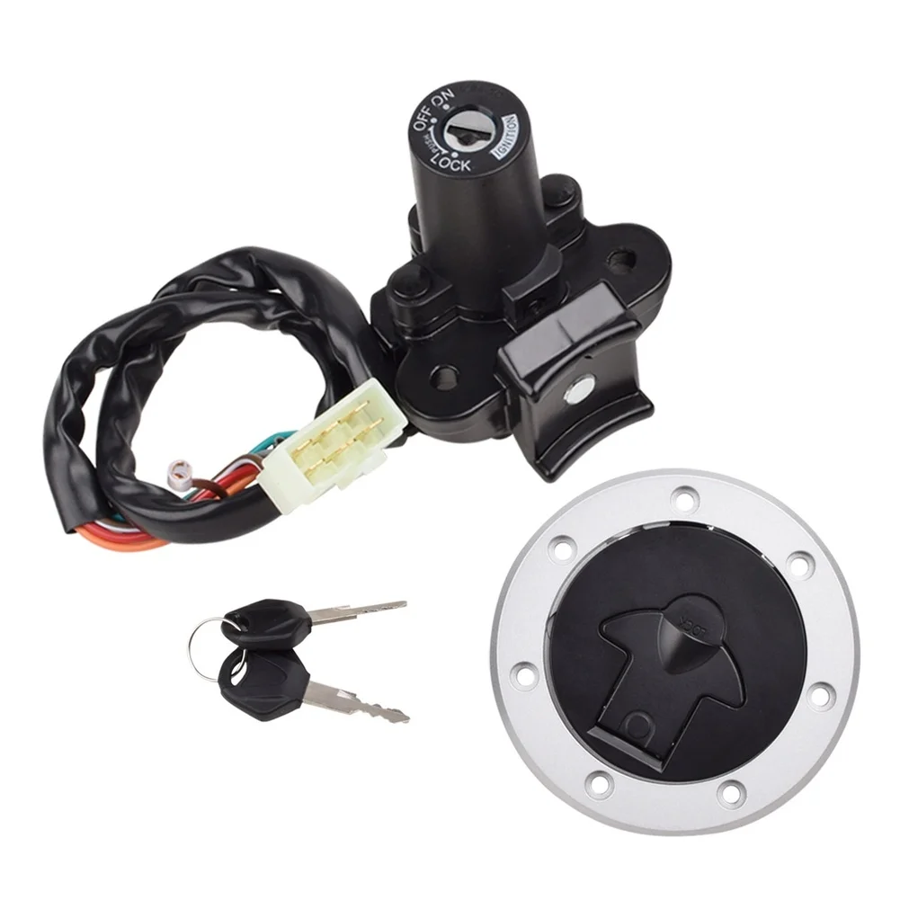 /Ignition /Switch /Fuel Cap Lock Set For Kawasaki ZX9R 1994-2003 ZX6R ZZR400 ZXR750 EX500 EX250F Motorcycle Ignition Key Cylinde