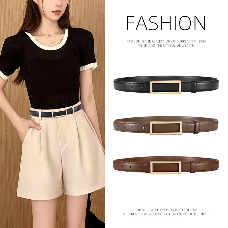 New belt for women, dress belt for women, trendy and simple style with decorative dress, student belt