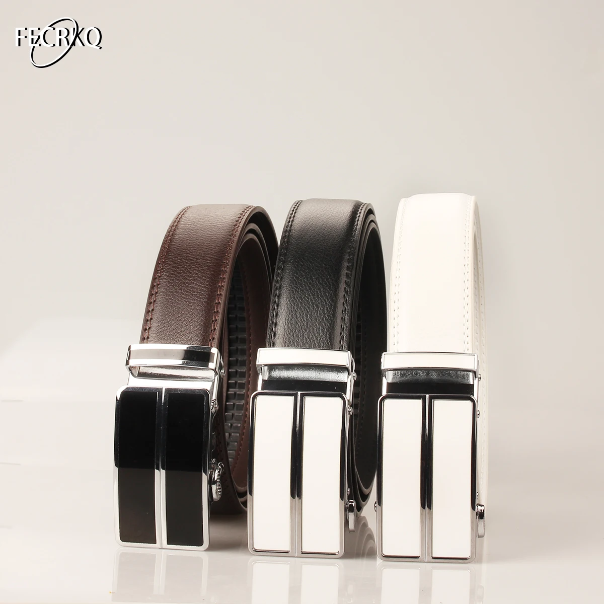 

Luxury brand Fashion White personality belts For Men Luxury Designer Automatic Buckle Belt Man Business Formal Belts Male