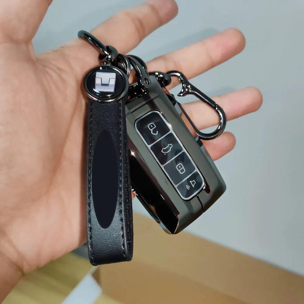 

Zinc Alloy Car Remote Key Case Cover Bag Holder Shell for Great Wall GWM WEY TANK 300 500 Tank300 Tank500 500hi4t 700