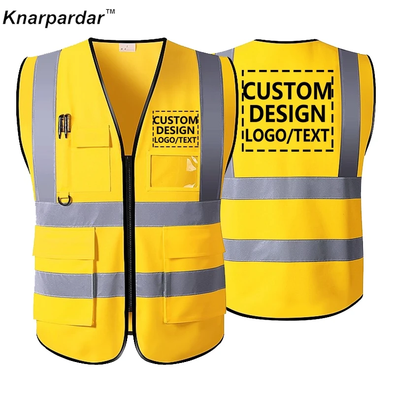 Work Tops With Logo Customized Workwear Uniforms With Company Logo Printing Work Vest For Men and Women
