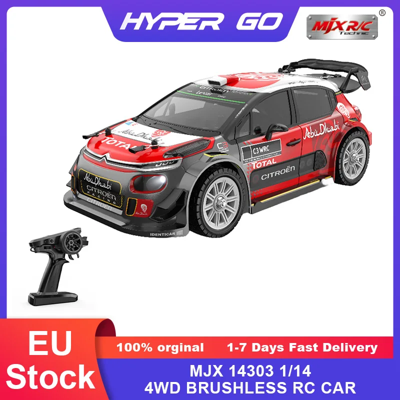 Hyper Go MJX 14303 1/14 RC Auto 4WD 65 km/h Fuoristrada Ad Alta Velocità Da Corsa 2.4G Telecomando Auto Camion Giocattolo Come Regalo