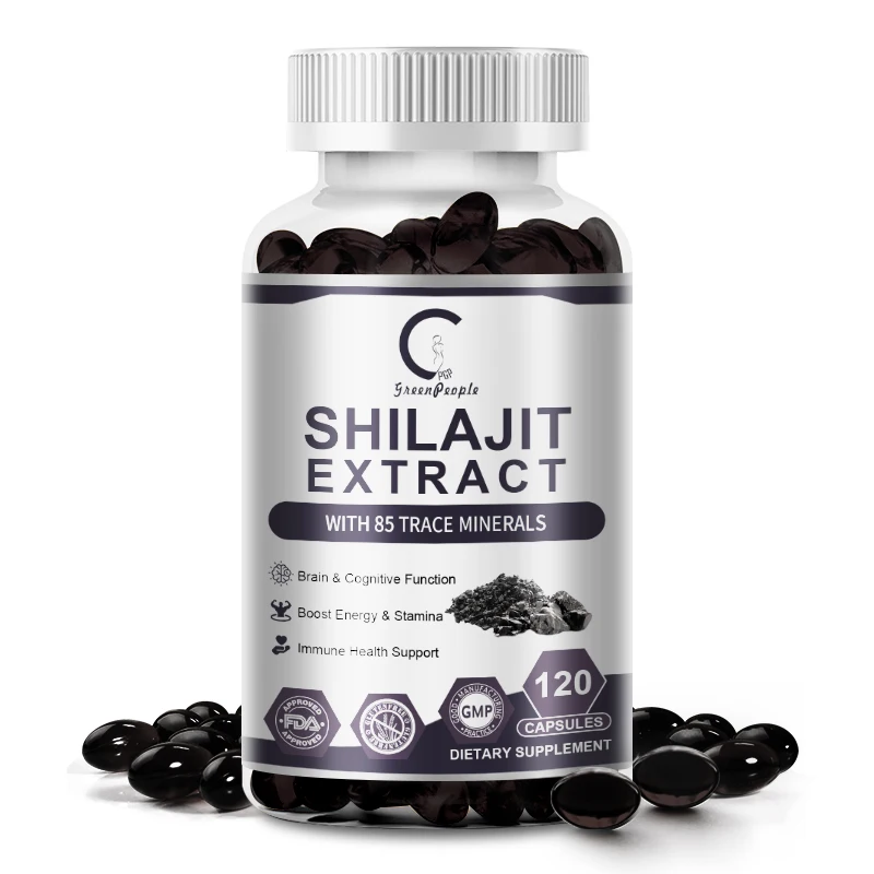 GPGP Greenpeople Himalaya Shilajit Capsules Rich In Fulvic Acid&trace Minerals Boost Hormone Balance Stress Relief Sleep Quality