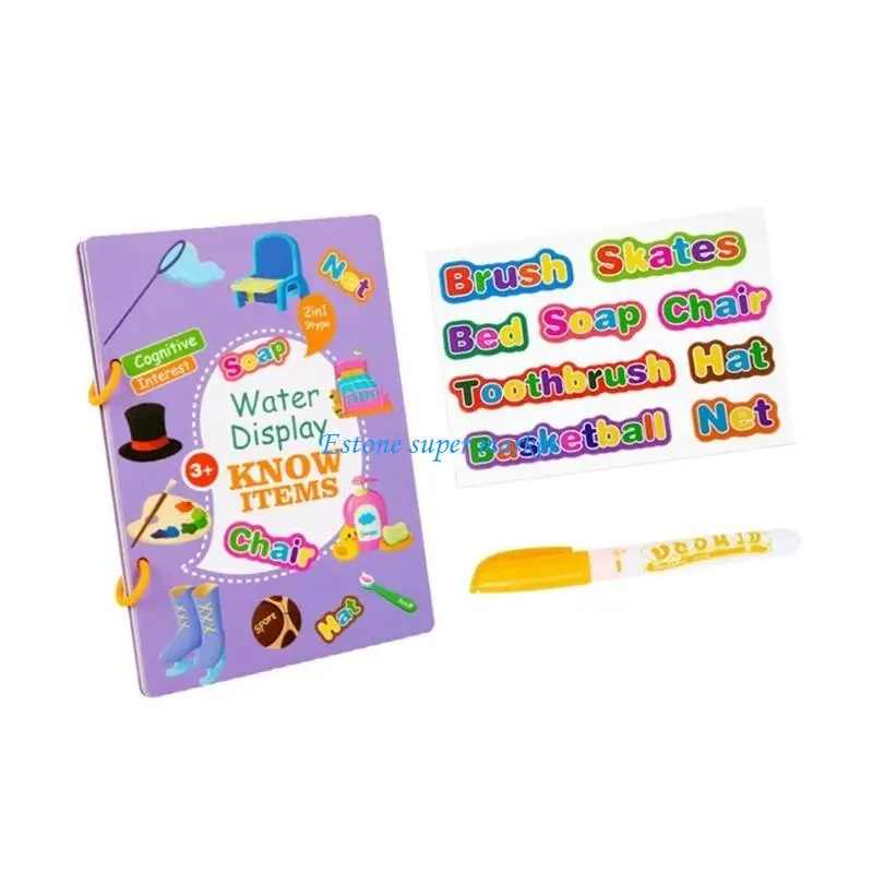 090B zabawka malarska z kolorowanką wodną i długopisem dla dzieci rzemiosło artystyczne akwarela szkicownik dla malucha wczesna