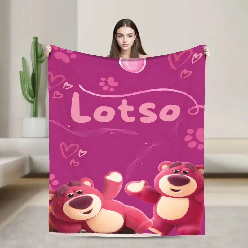 Hot Disney Cartoon Toy Story Cute Print Anime Blanket Funny Warm Throw Blankets for Bed Sofa Autumn/Winter Blanket