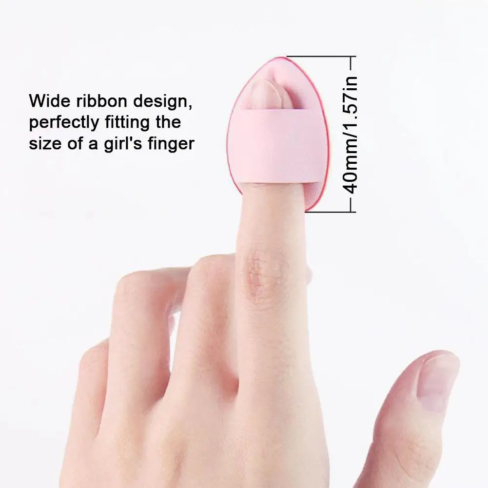 عشوائي 1 قطعة صغيرة إصبع نفخة الأساس مسحوق التفاصيل الإسفنج المخفي اكسسوارات ماكياج ماكياج مزيج التجميل الوجه Cre L7E2