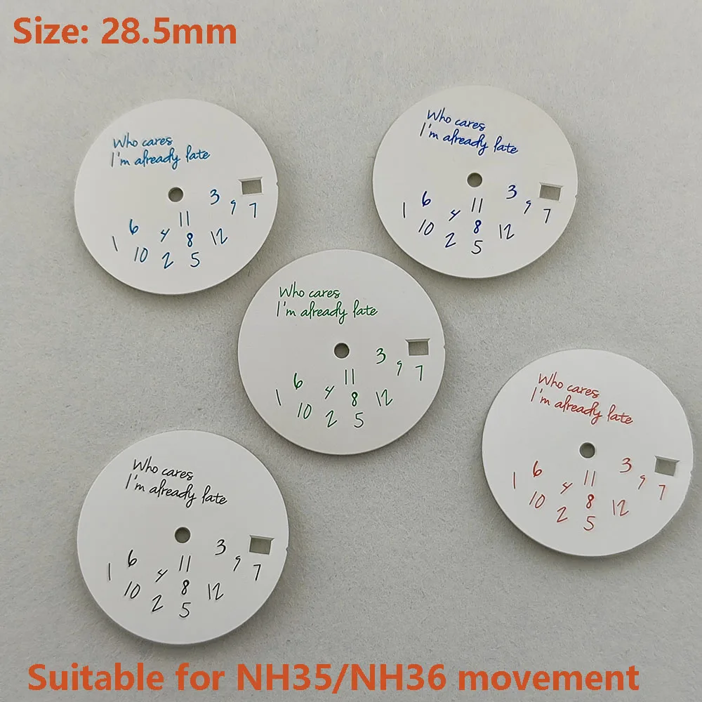 ساعة بقرص NH35/NH36 عالية الجودة مناسبة لملحقات ساعة الحركة NH35 NH36 إصلاح الساعة