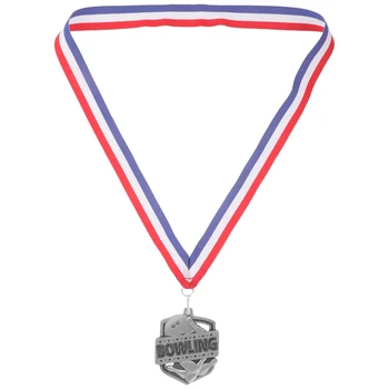 Médaille de bowling décorative pour jeu de sport, match d'honneur de noix de coco, récompense ronde