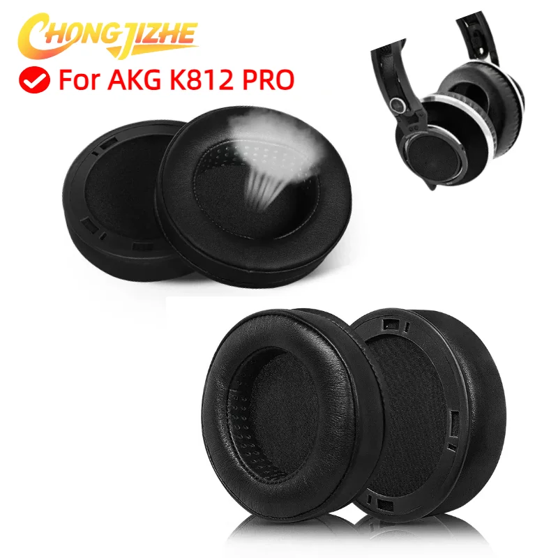 

Ear Pads For AKG K812 PRO Headphones Replacement Foam Earmuffs Cushion Headset Covers Sponge Leather Foam 5.18
