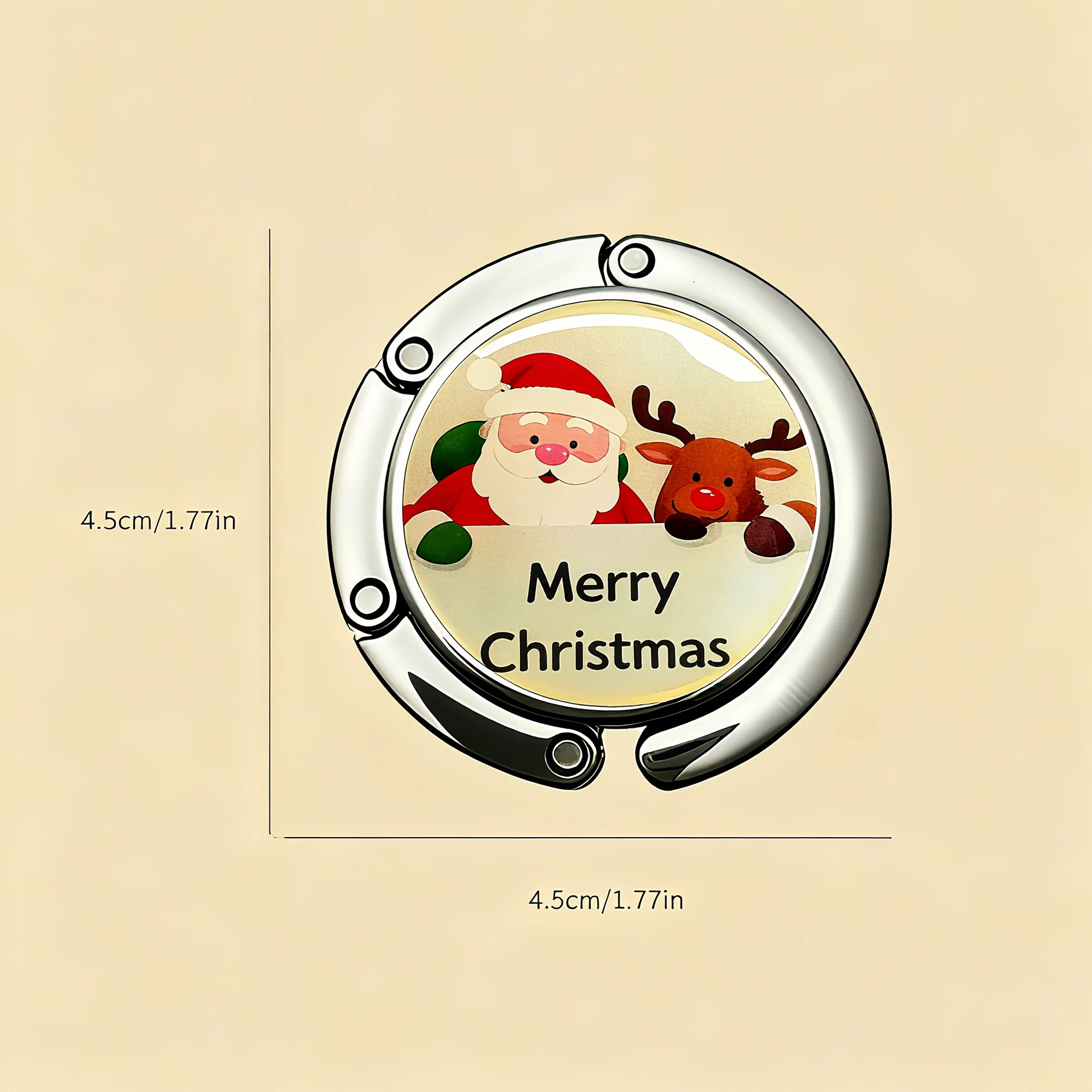 خطافات حقيبة معلقة لعيد الميلاد، متوفرة في مجموعات مكونة من 2، 3، 4، 6، و8، مثالية لهدايا العطلات، مثالية لتنظيم المكاتب