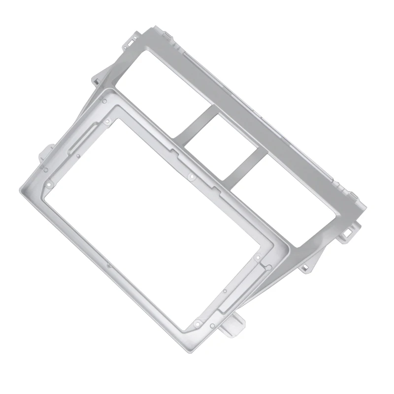 راديو السيارة تجديد طقم إطارات لتويوتا يارس فيوس 2006-2012 بيلتا السيارات ستيريو تثبيت داش فآسيا تقليم الحافة غطاء