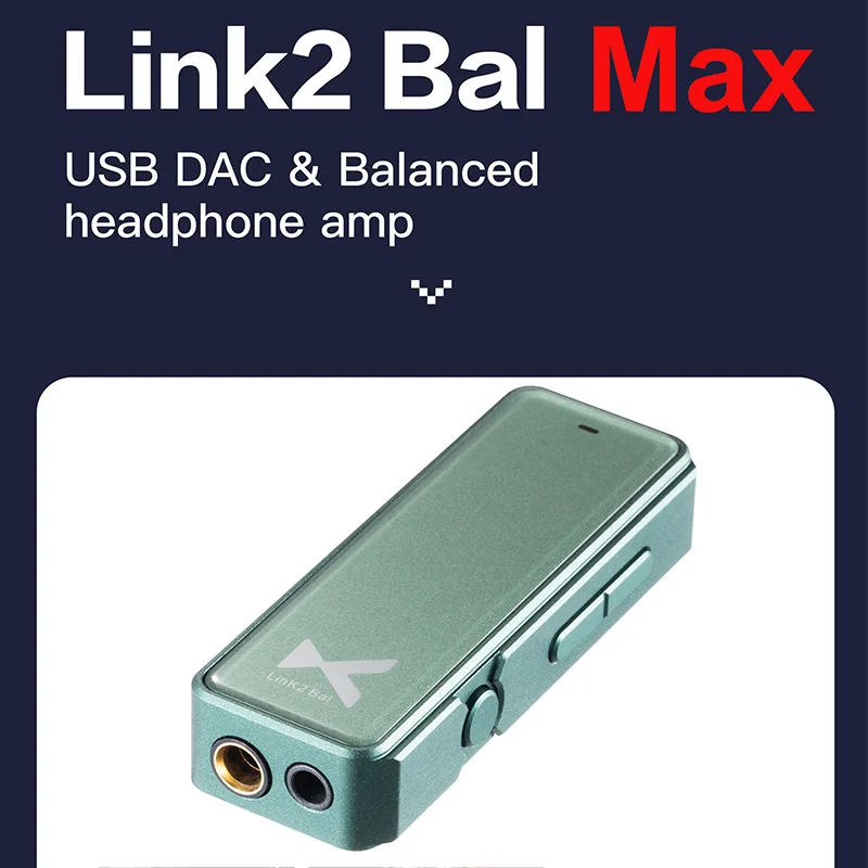 

XDUOO LINK2 Bal MAX Hi-res Audio HIFI USB DAC AMP Dual CS43131 Headphone Amplifer TYPE-C to 3.5mm 4.4mm Output DSD256