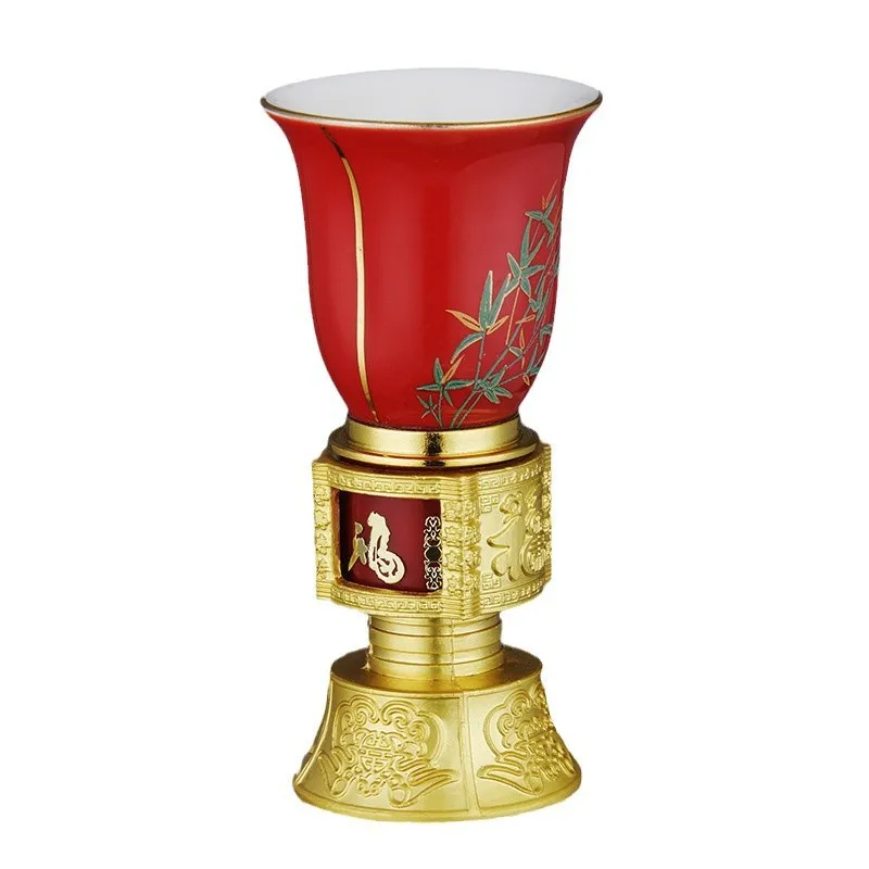 Bamboo and Chrysanthemum High-end Ceramic Liquor Cup Set for Home Use, Gift for Elders and Leaders, Holiday Gift, Souvenir, Busi