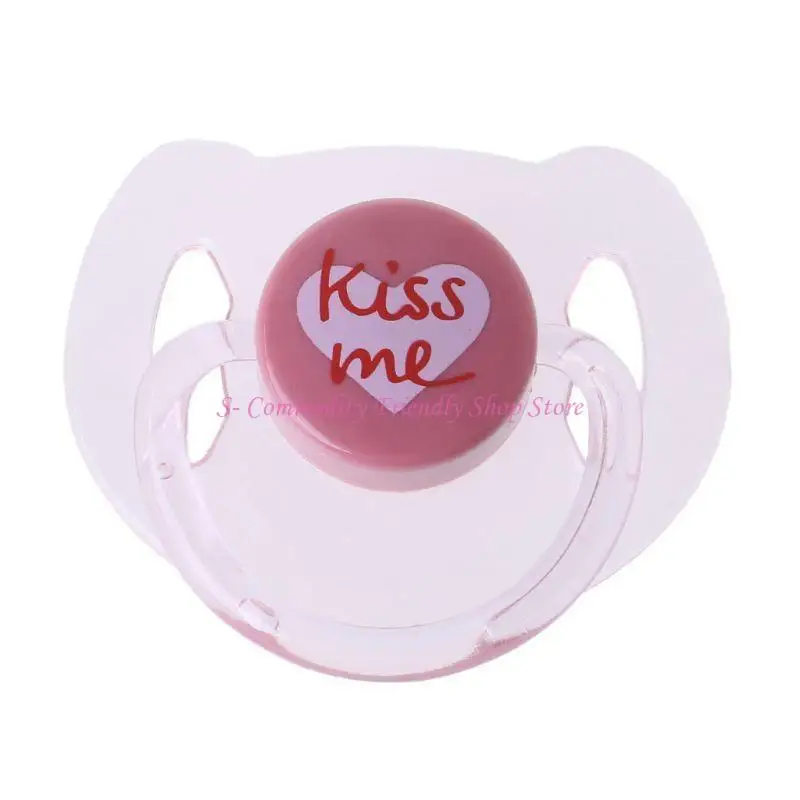 85AE 2.56x1.97x0.2" Baby for Doll Clothing Girls Party Favor Gift Supplies Pacifier Table Game for Creative Baby Gif