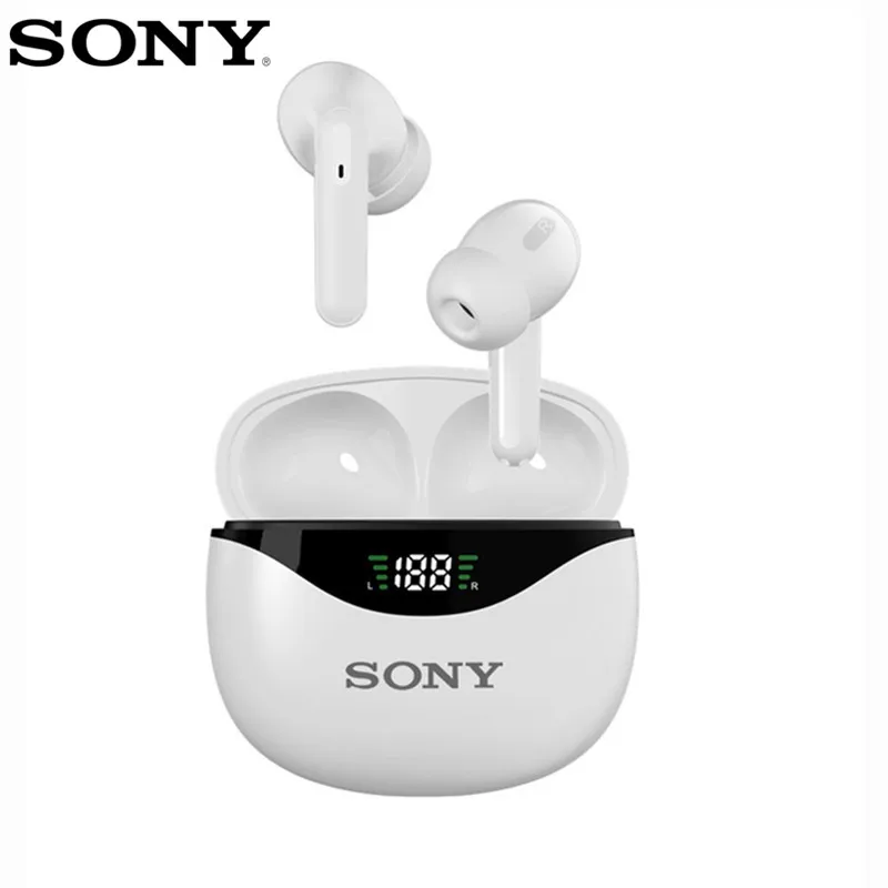 Sony True Wireless Stereo Earbuds Bluetooth Headphones Battery Screen Display Touch Earphones Music Earphone TWS Sports Headset