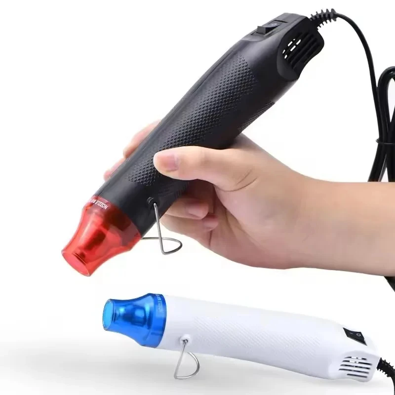 DIY Mini Hot Air Gun Hot Air Welding Station Car Cling Film Welding Temperature Air Gun Electric Blower Shrink Tube 220V