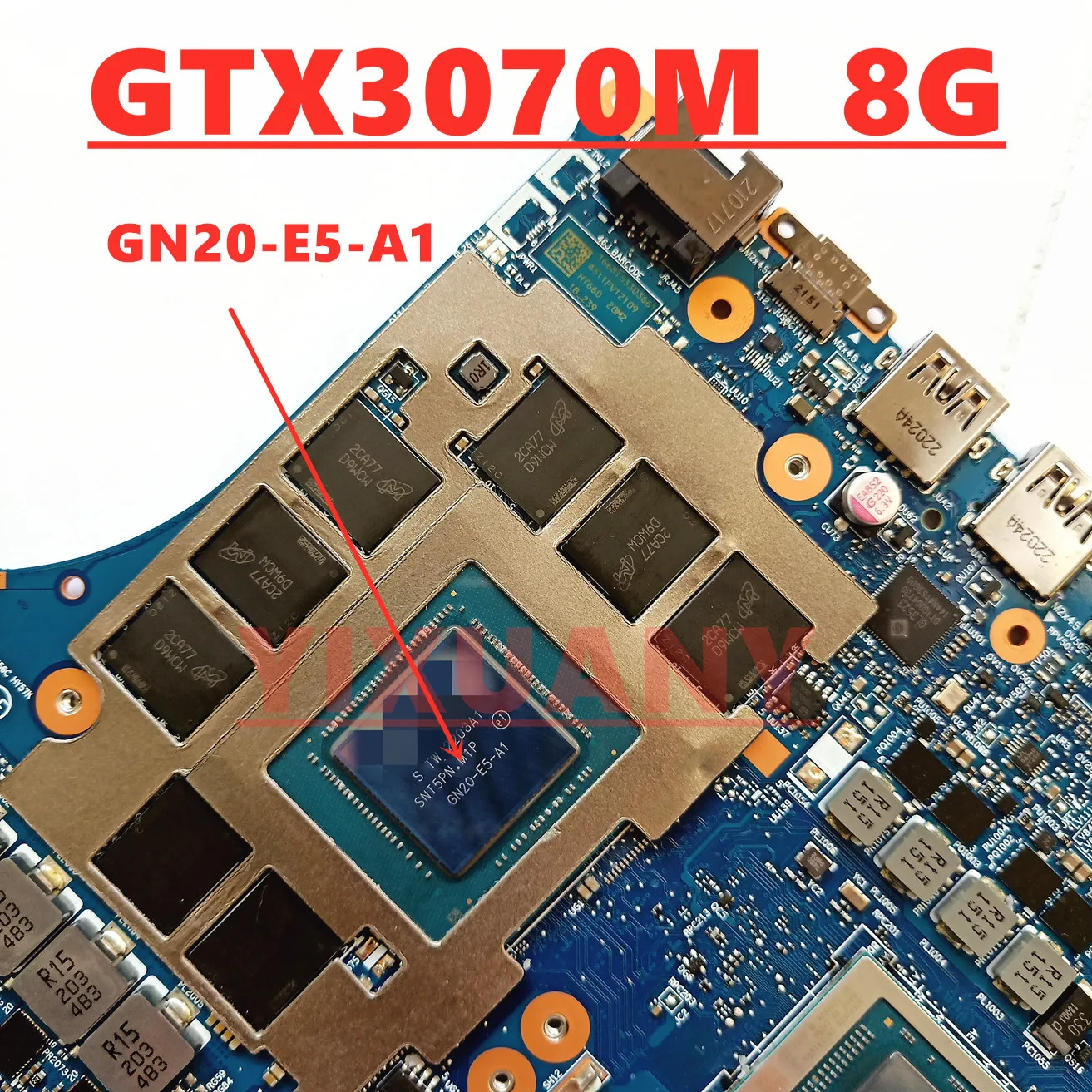 Imagem -02 - para Lenovo Legion 515ach6h Placa-mãe do Portátil com Cpu r7 5800h Gpu Rtx3060 6g Rtx3070 8g 5b21c22566 100 Teste ok Nm-d562