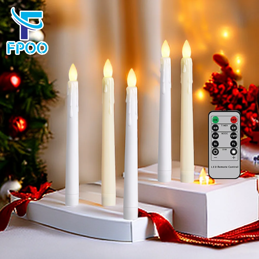 FPOO-Flickering Flame LED Candle, Wedding Battery Candle, Birthday Candles, Table Candles,Home Decoration, LED Light,Candle Lamp