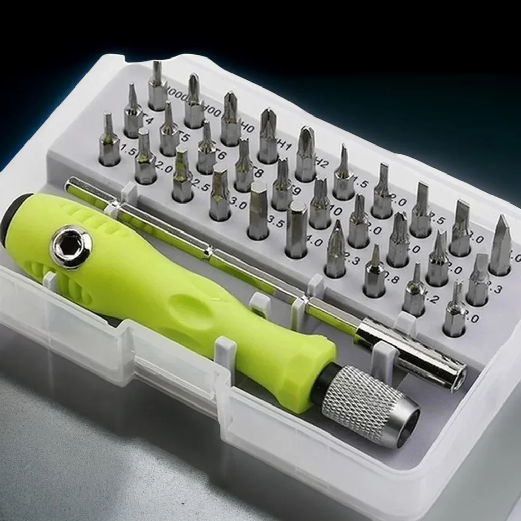 

16/32pcs Motorcycle Repair Screwdriver Set - Precision Magnetic Bits Kit for Phone iPad Camera Maintenance