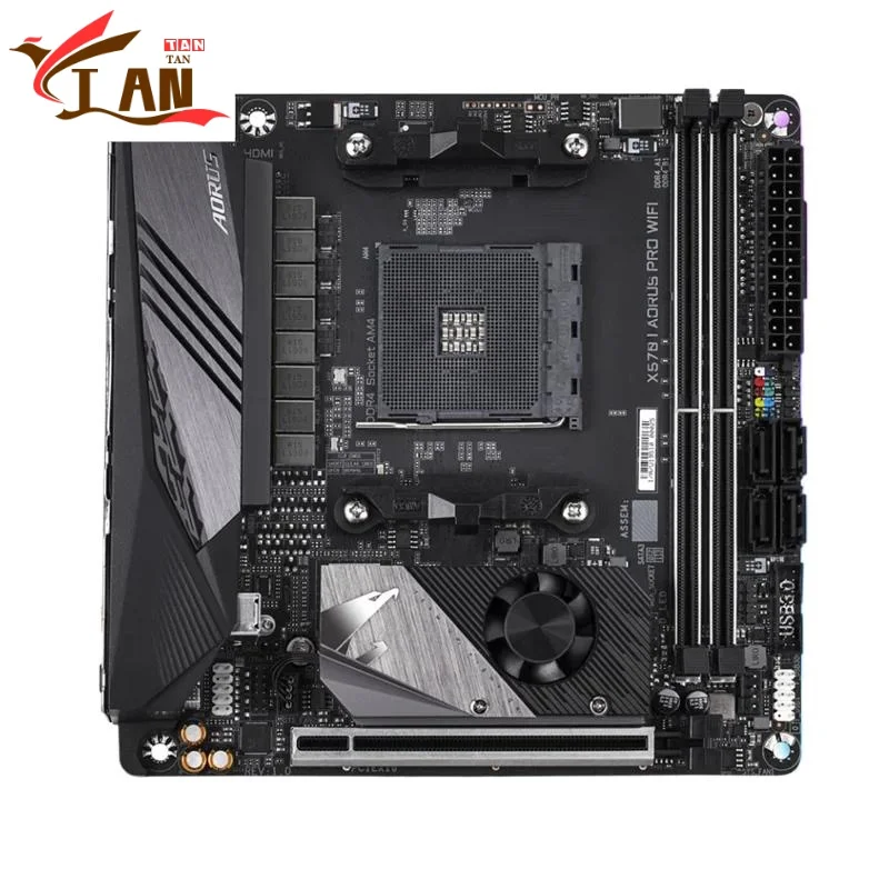 

For X570 I AORUS PRO WIFI Motherboard 64GB AM4 DDR4 X570 Mainboard 100% Tested Fully Work TAN