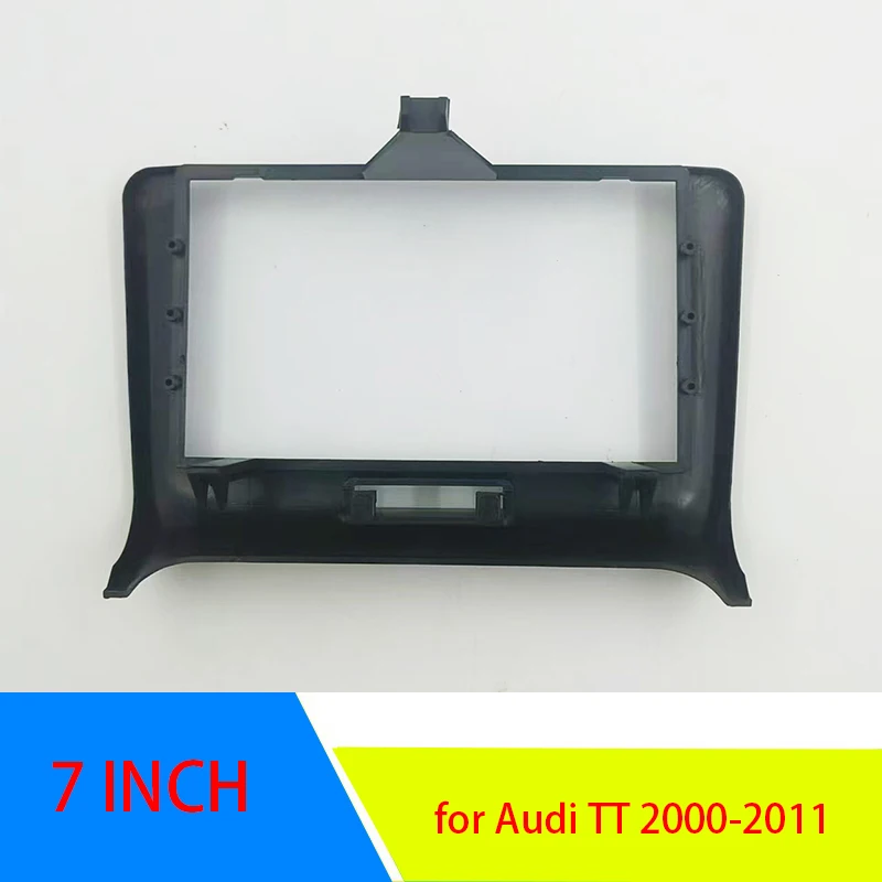 black Double DIN Panel Kit Fitting Frame Car Radio Fascia for 2000-2011 Audi TT Stereo Dash Trim 7inch 6inch 2DIN