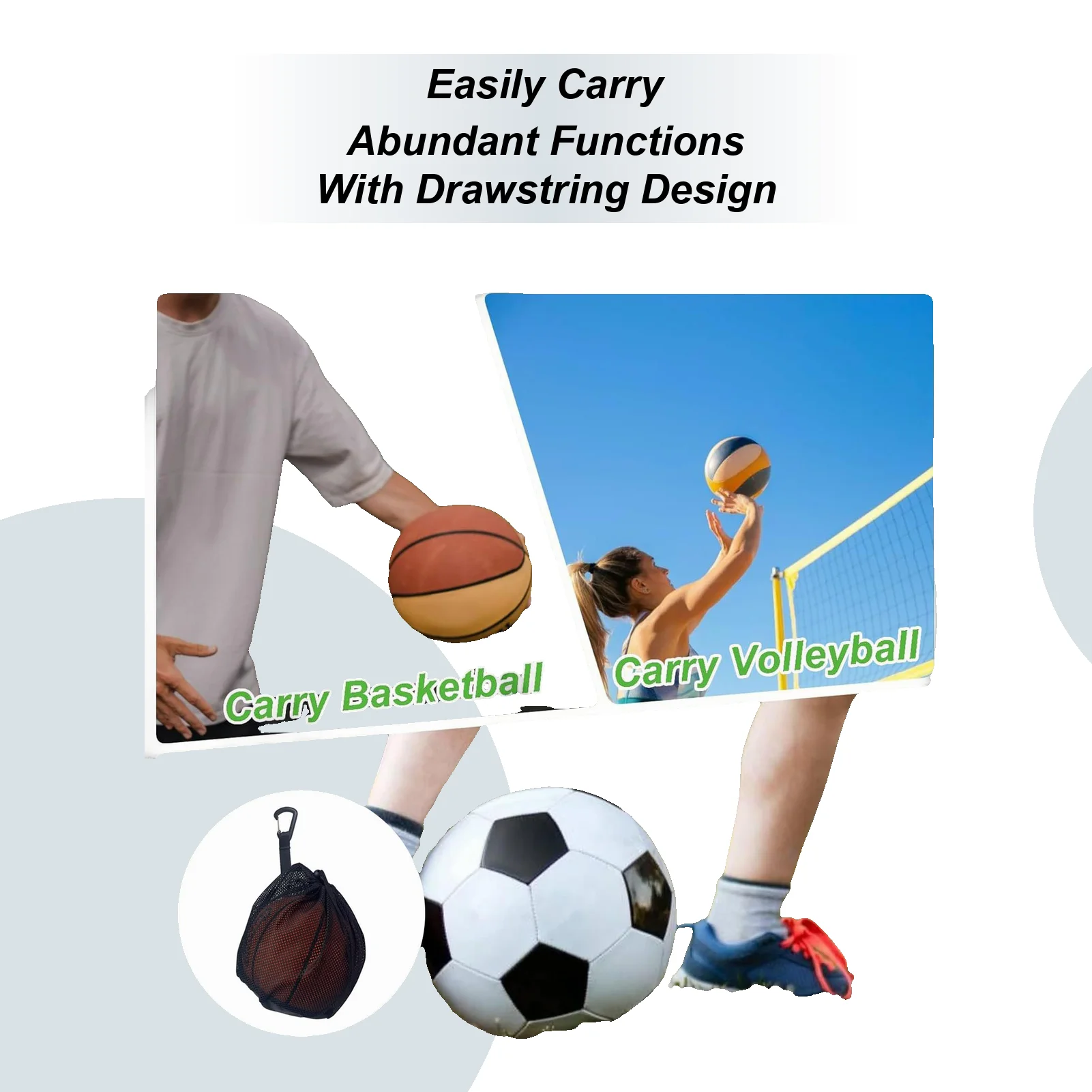 

Новый портативный баскетбольный рюкзак для спорта на открытом воздухе, сетчатая сумка для переноски, футбола, волейбола, путешествий, тренажерного зала, йоги, сумка для одного мяча