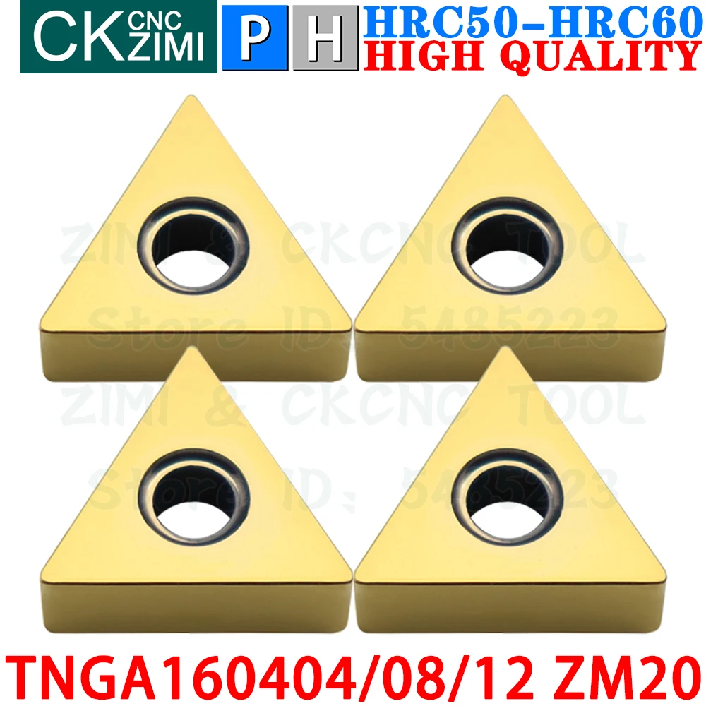 

TNGA160404 TNGA160408 TNGA160412 ZM20 Carbide Inserts External Turning Inserts Tools CNC Metal Lathe Cutter Tools Hardened steel