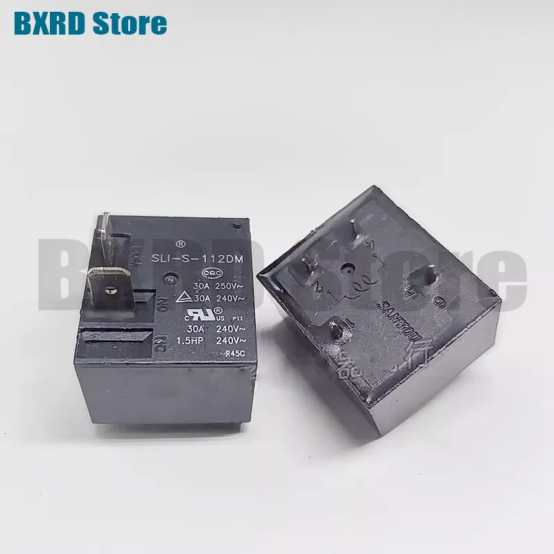 10PCS 100% Novo Original SLI-S-112DM SLI-S-124DM 4PIN um grupo de contatos normalmente abertos 30A DC12V 24VDC T93