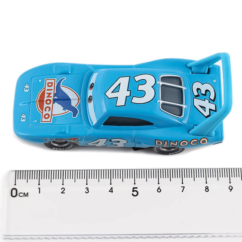 Disney Cars Storm Jackson Dinoco The King Racing Anime Lightning McQueen 1:55 Die Cast Metal Material Toy Model Children Gifts