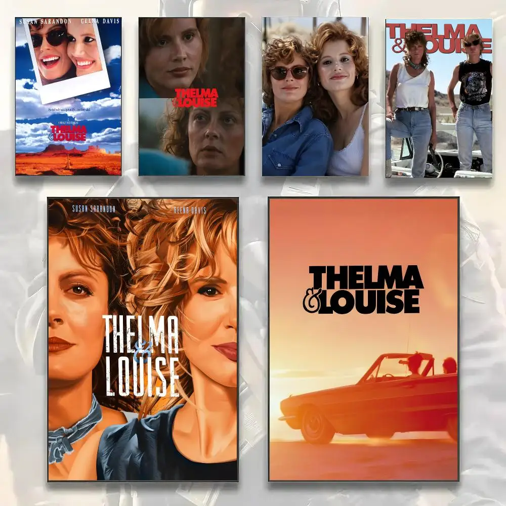 Classic Movie Thelma Louise Poster Painting Prints Wall Art Picture Film Room Home Bar Cafe Decor Home Mural