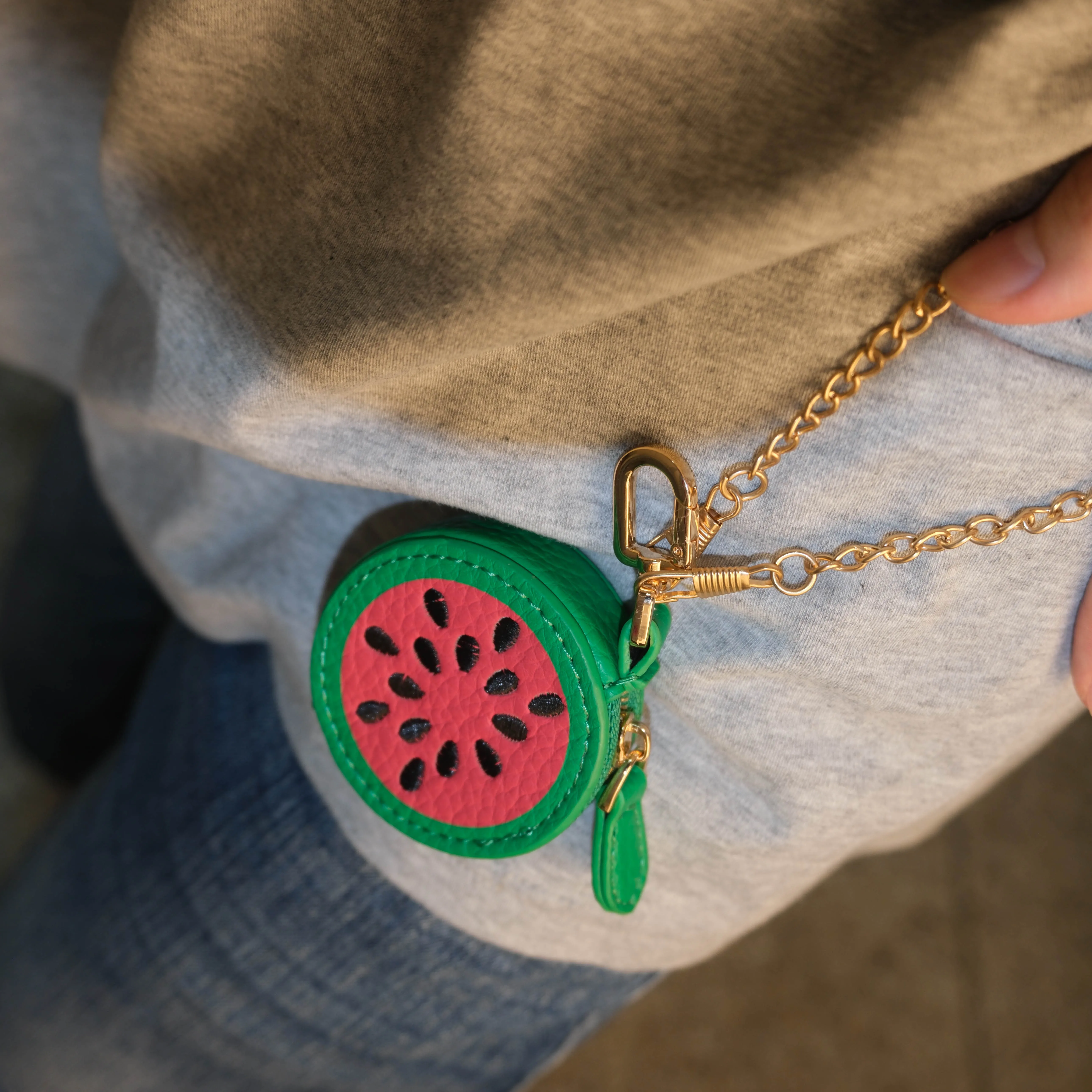 Cute Watermelon Shaped Coin Purse Can store small Items such as Coins, and a fashionable Accessory for Women's Fashion