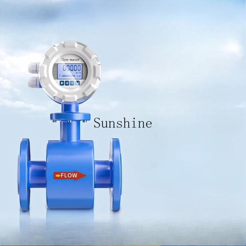 

Electromagnetic flowmeter pipeline integrated intelligent high-precision digital display sensor pollution DN50
