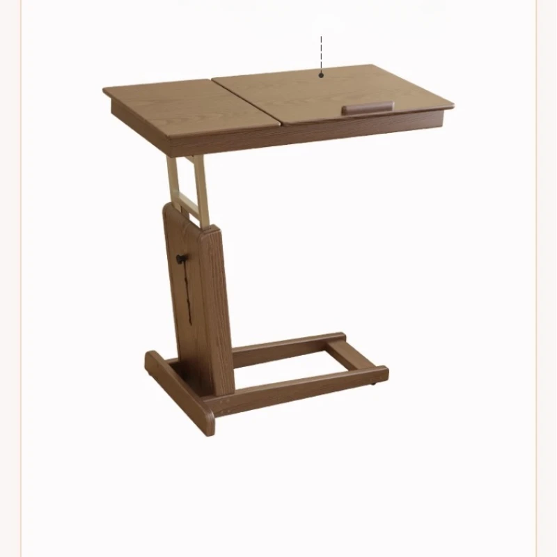 

Solid Wood Bed Side Removable Foldable and Hoisting Laptop Desk Lazy Sofa Side Table Table