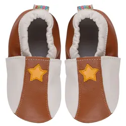 0-24m Baby Kid Shoes Newborn Anti-Slip Genuine Leather Sneaker Toddlers Soft Bottom Casual Prewalker Infant Classic First Walker