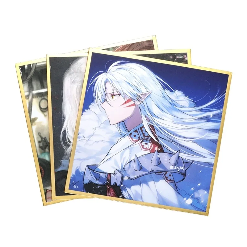 Customized. Colored Paper Signature Drawing Board Hand-painted Anime Peripheral Card Printing Laser Starry Small Batch Custo