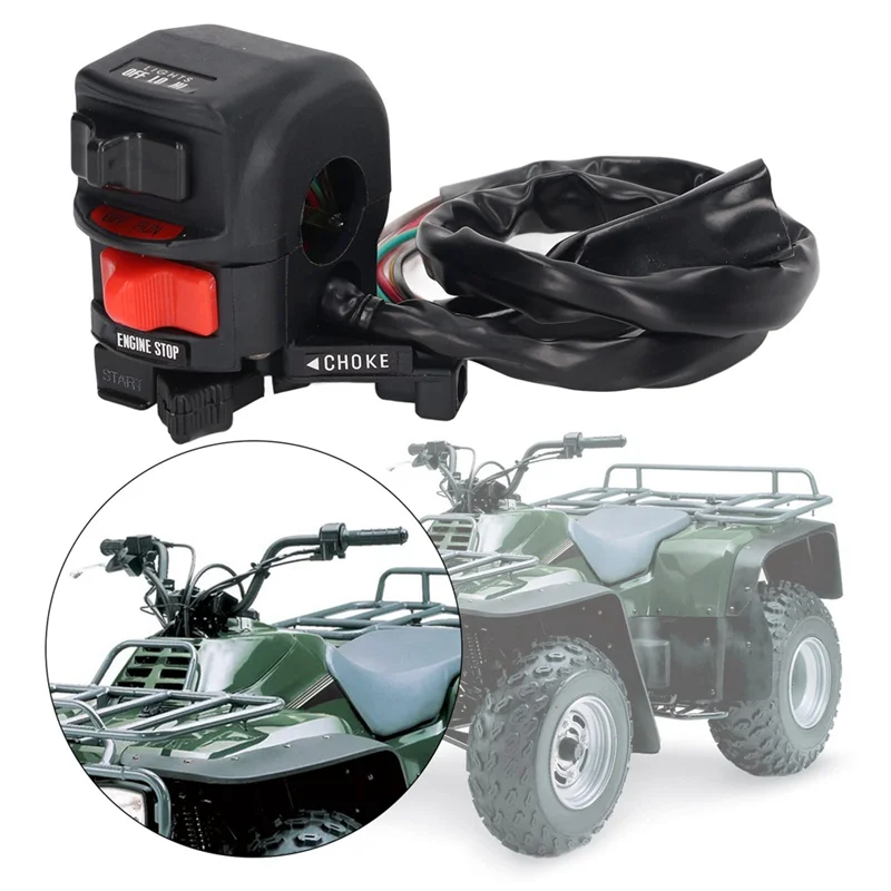 

Leading-Edge-Handlebar Switch Start Stop Headlight Switch 46091-1462 For Kawasaki Bayou Lakota Prairie KLF300 KEF300 KLF400 KVF4