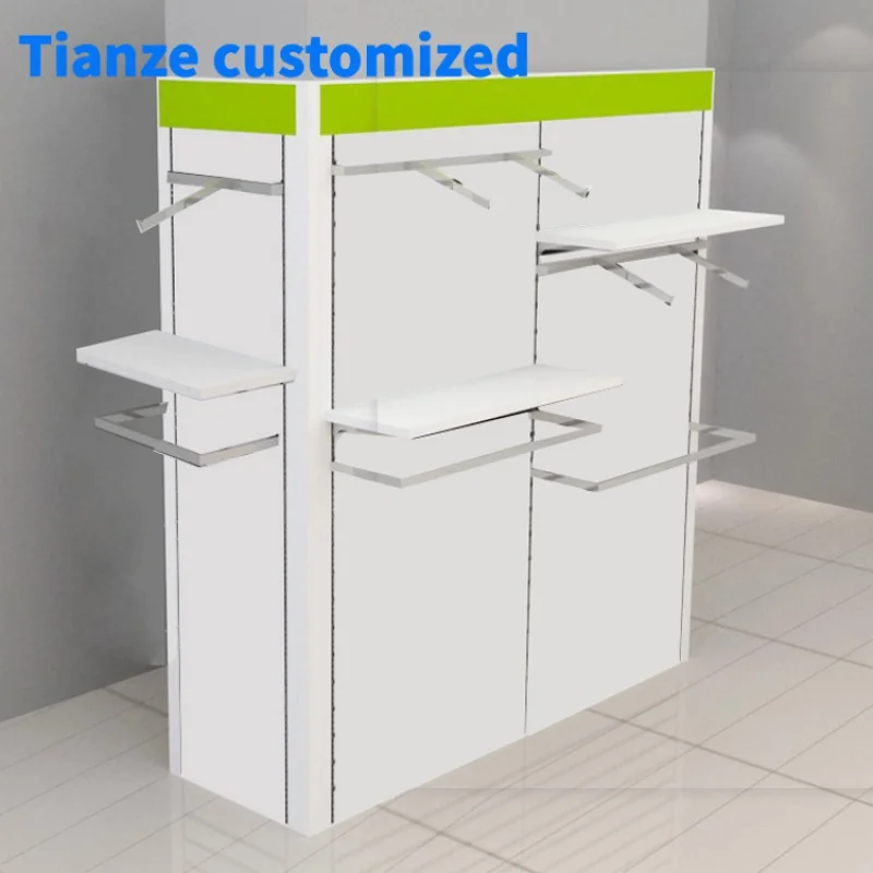 [Customized]Wall mounted display clothing retail store shelving