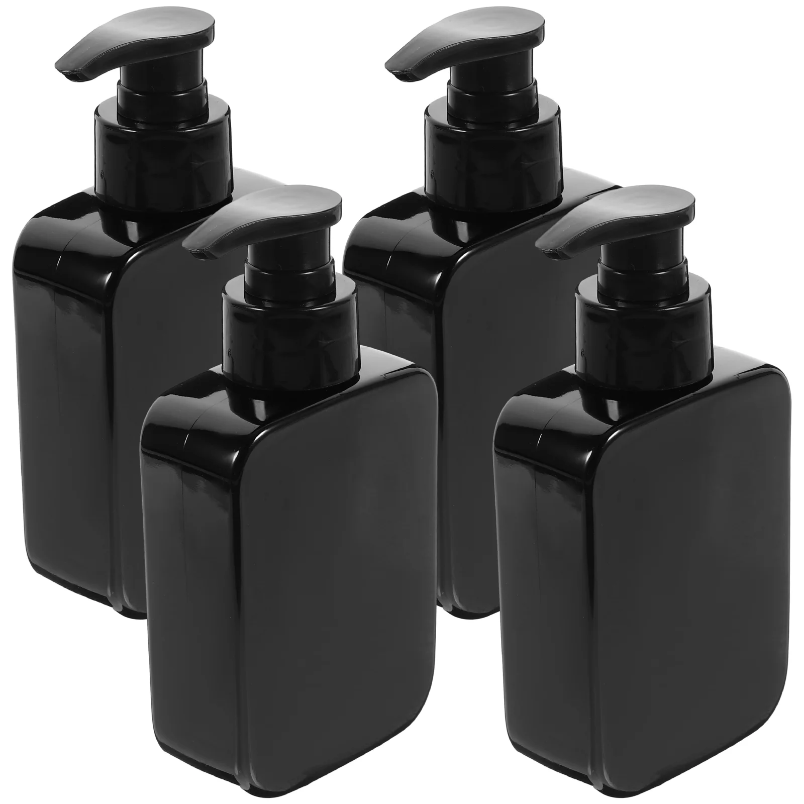 4 Pcs Pet Travel Size Pump Bottles for Shampoo Pump Bottle For Shampoo Lotion Face Wash Refillable Portable Skincare