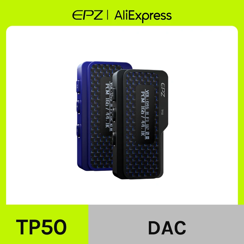 EPZ TP20 Pro TP50 Portable DAC Audio Headphone Amplifier / Dongle Type C /Lightning CS43131X2 CS43198X2 RT6863X2 Decoder 3.5/4.4 