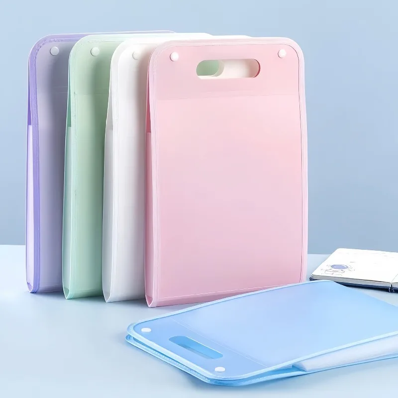 13‑Layer A4 Accordion File Folder, Multi‑Pocket Expanding Organizer for Papers, Exams & Bills, Random Colors for School & Office