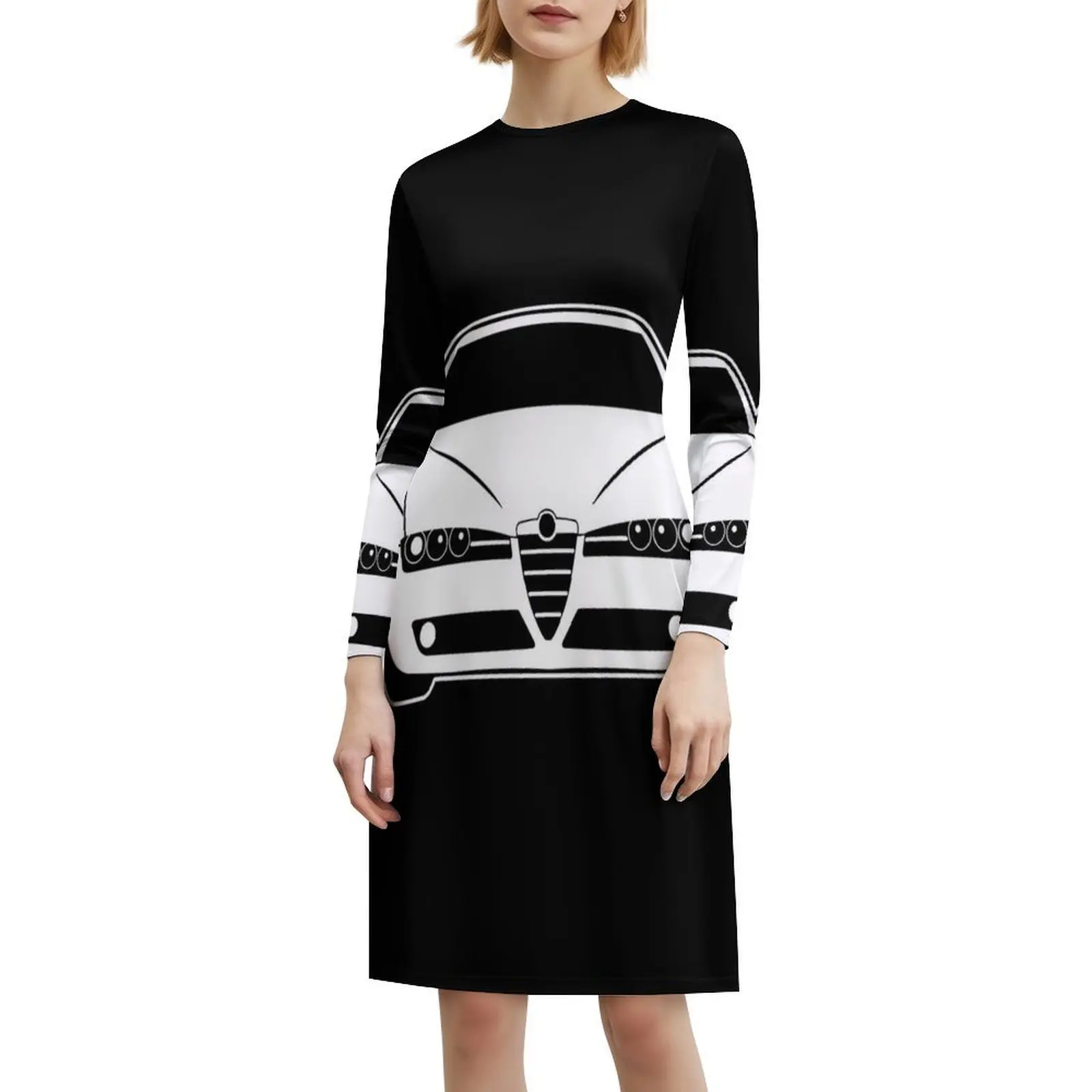 159 002 المرأة الهيب هوب الشارع الشهير فستان الجرافيك طباعة ملابس للنادي الحفلات خمر سباق السيارات سيارات رياضة السيارات ألفا فساتين الحفلات