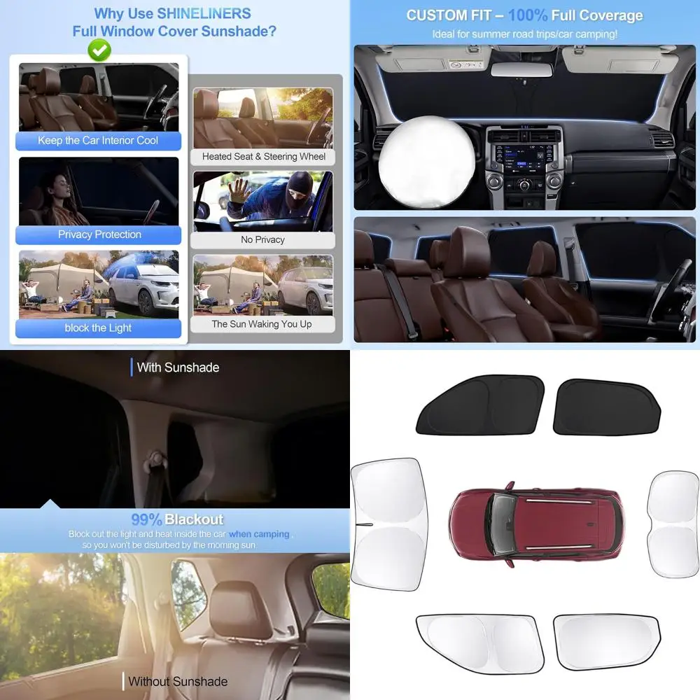 

Chevrolet Trailblazer 2021-2025 Полные оконные шторы, защита от ультрафиолета, конфиденциальность для кемпинга на открытом воздухе