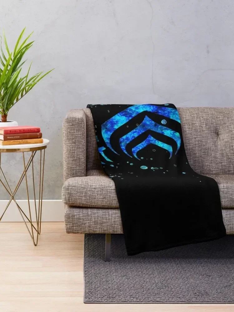 Warframe Logo Watercolor Classic Throw Blanket wednesday Designers cosplay anime Blankets