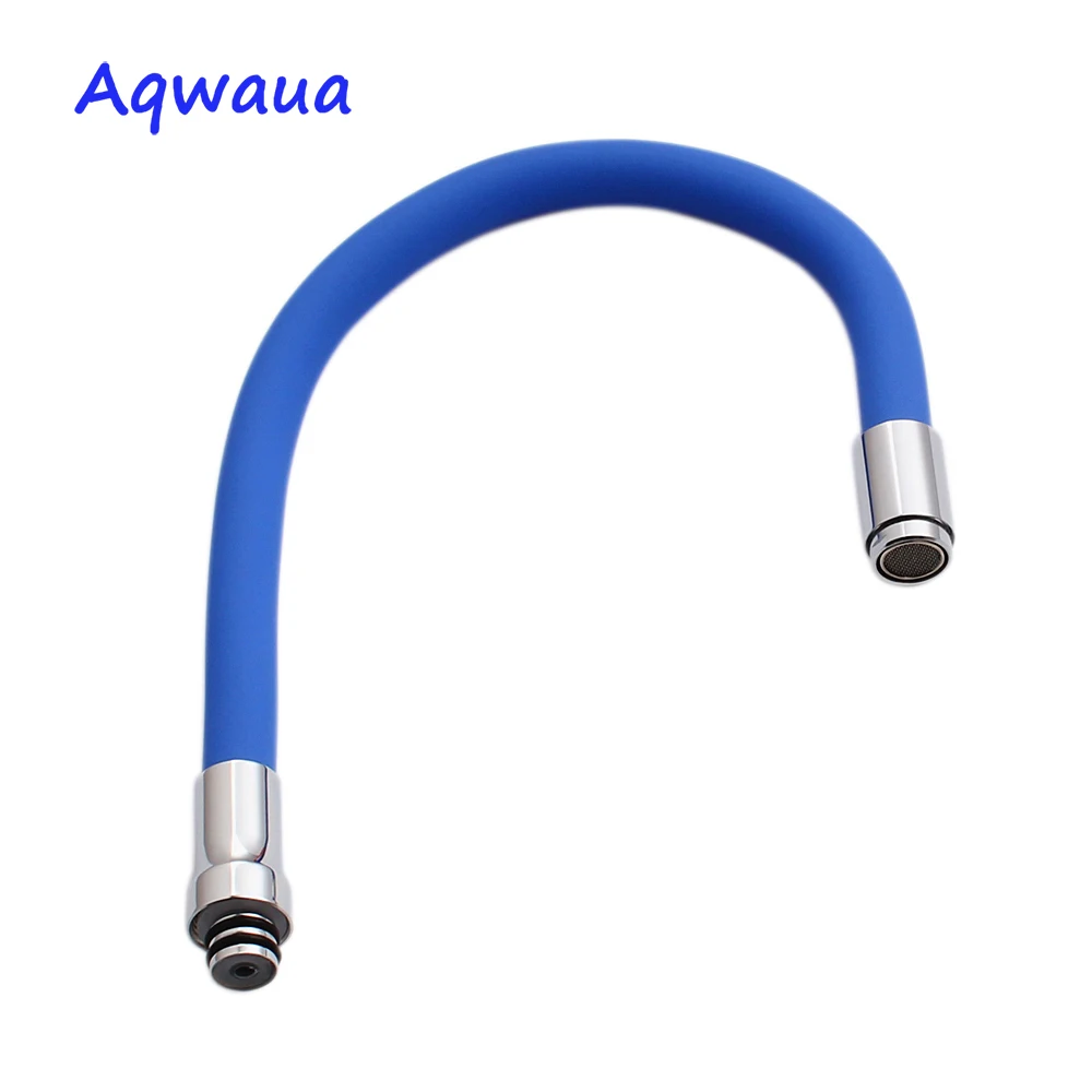 Aqwaua Flexible PVC Kitchen Faucet Hose Multi-color Silicone Tube G3/4 All Direction 4 Colors Available for Kitchen Sink