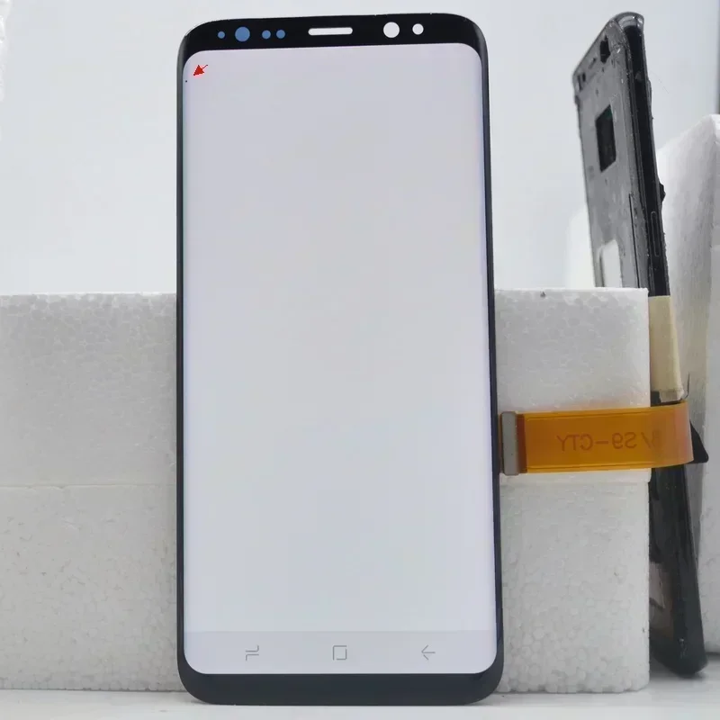 Pantalla LCD Super AMOLED para Samsung S8 plus, montaje de digitalizador con pantalla táctil, G955, G955F