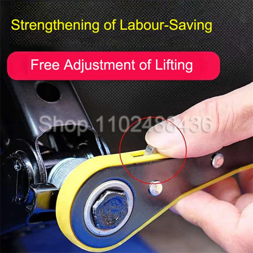 2 in 1 Car Jacks Repair Tool 1.5 Ton 2 Ton Manual Lift Jack with Labor-saving Wrench Scissor Car Jack Lifting Tools